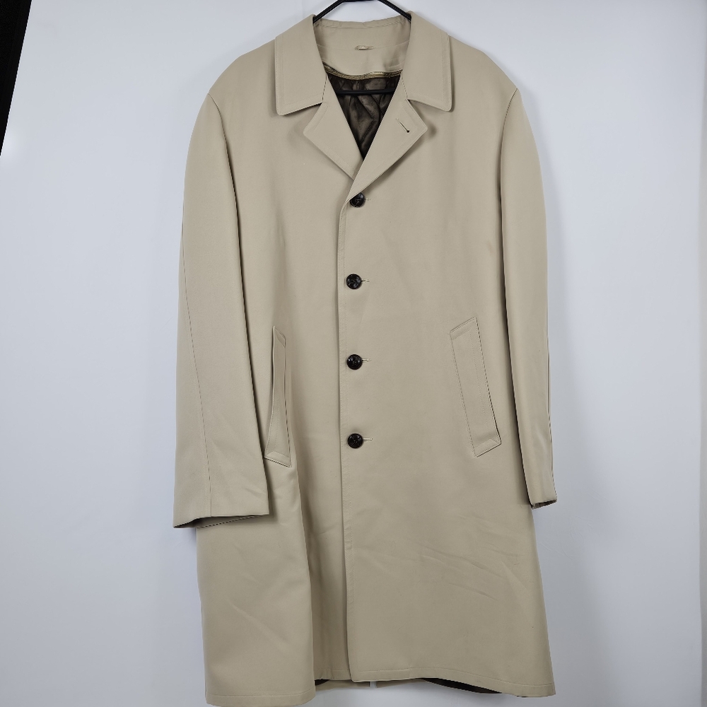 wool lined trench coat size 42 long